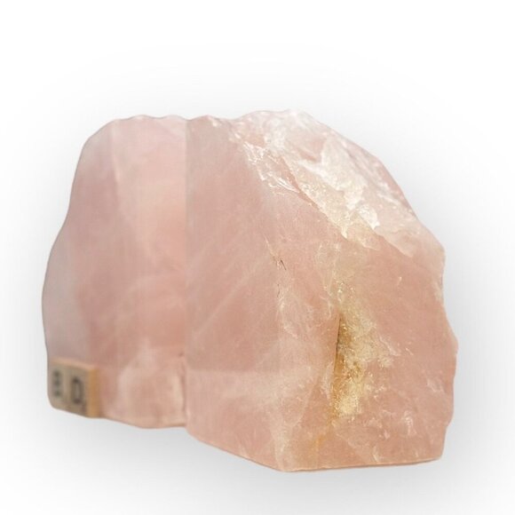Natural Crystal Bookends Rose Quartz Stone Pink Book Ends Unique Home Decor (BD) - Picture 7 of 10